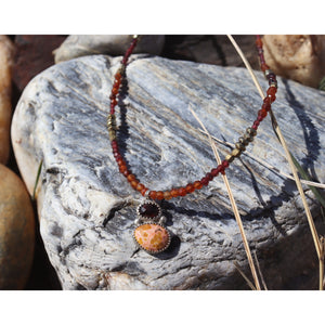 Ocean Jasper and Garnet