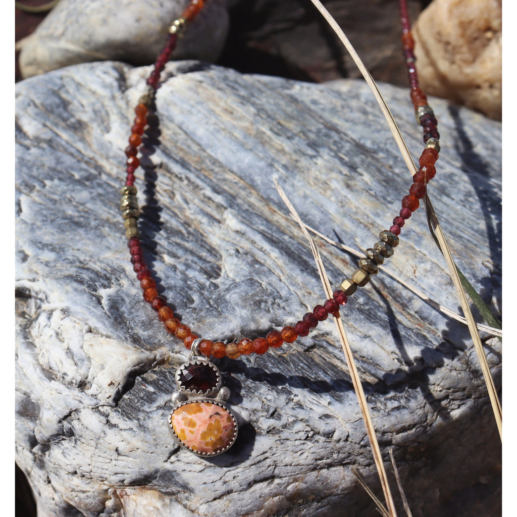 Ocean Jasper and Garnet