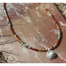 Load image into Gallery viewer, Beaded Turquoise Necklace