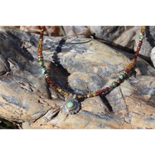 Load image into Gallery viewer, Beaded Turquoise Necklace
