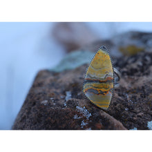 Load image into Gallery viewer, Bumblebee Jasper Ring 8.5