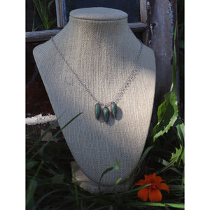 Three Turquoise Teardrops