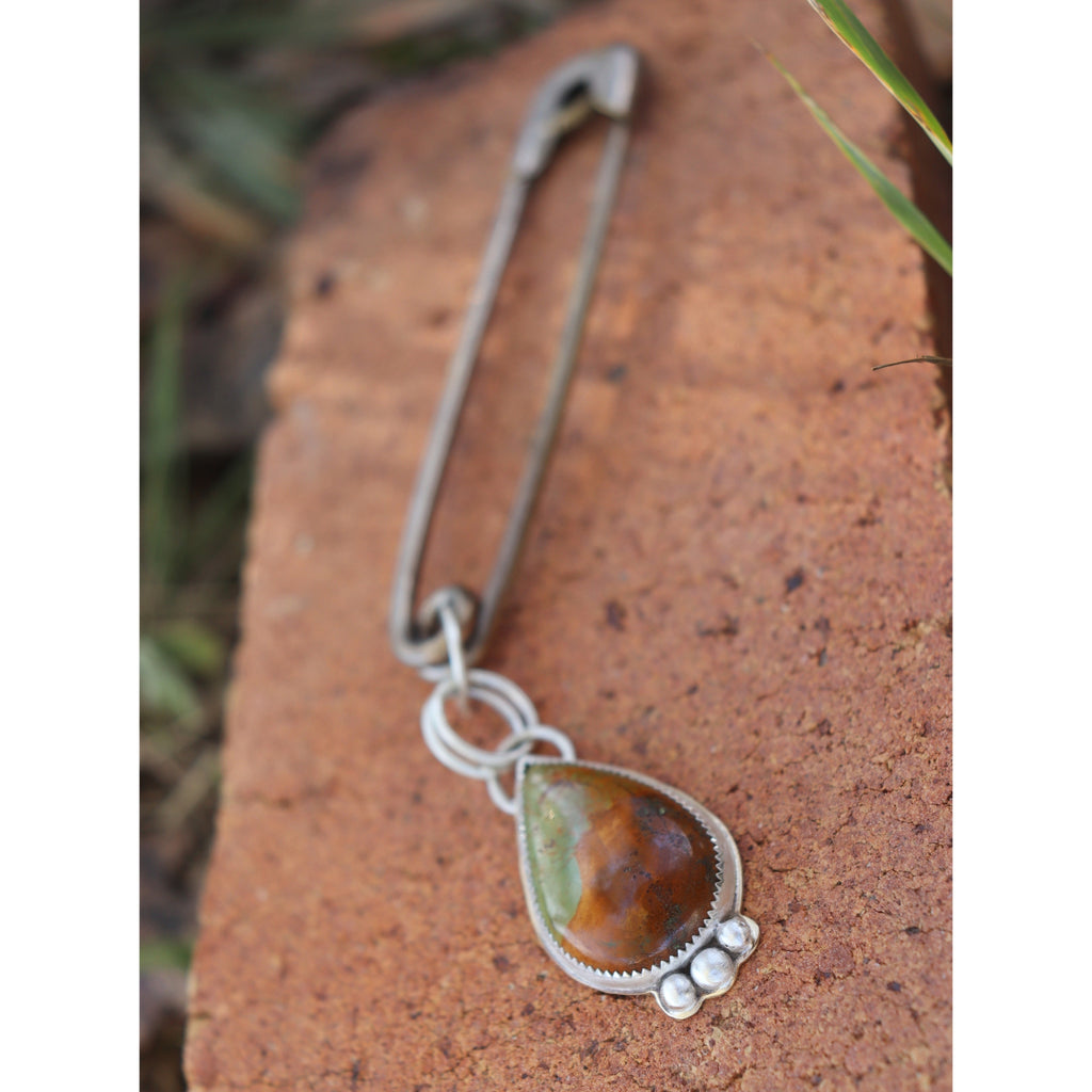 1888 Pin with Turquoise