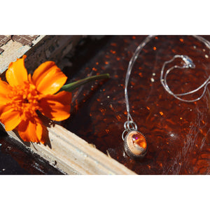 Fire Opal Bubbles