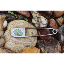 Load image into Gallery viewer, Turquoise Safety Pin