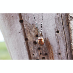 Mexican Fire Opal Necklace