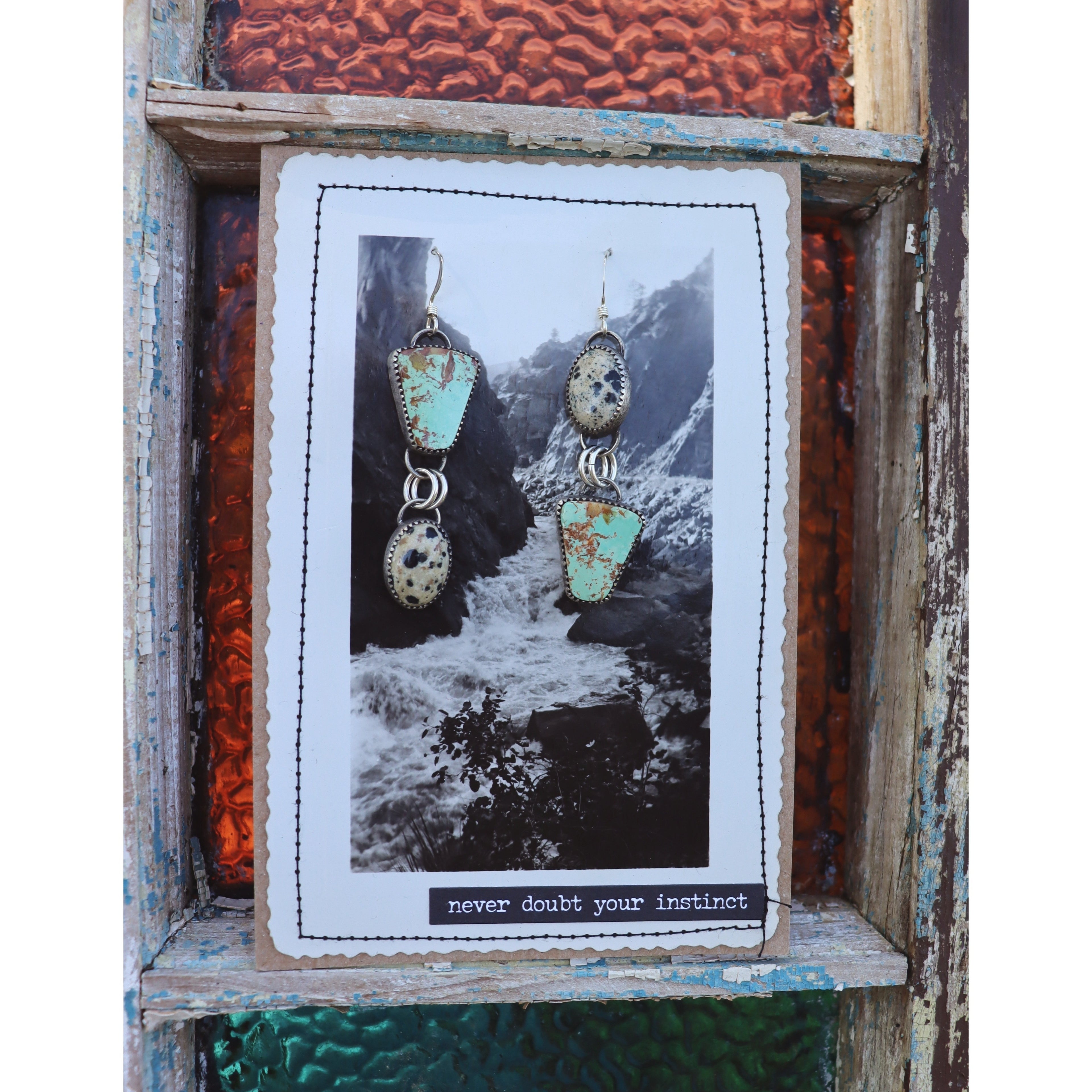 Dalmatian and Turquoise