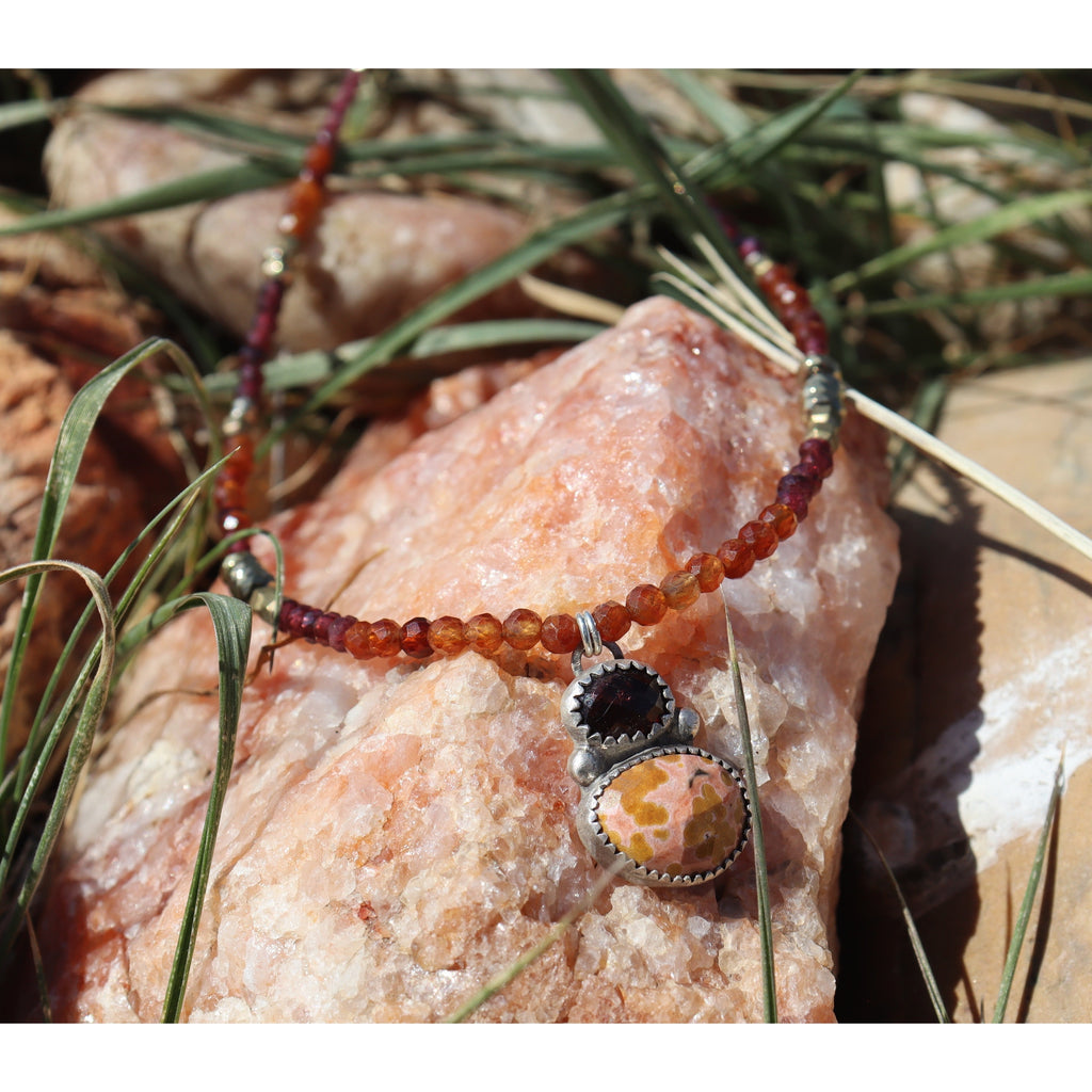 Ocean Jasper and Garnet