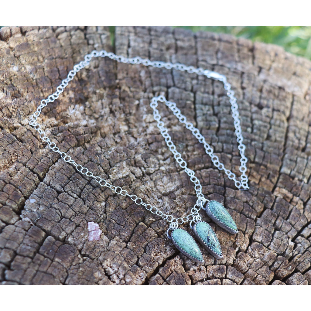 Three Turquoise Teardrops