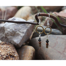 Load image into Gallery viewer, Brass Circles And Turquoise
