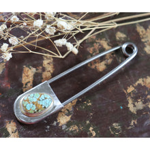 Load image into Gallery viewer, Turquoise Safety Pin