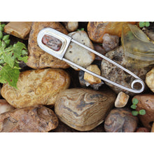 Load image into Gallery viewer, Agate Safety Pin