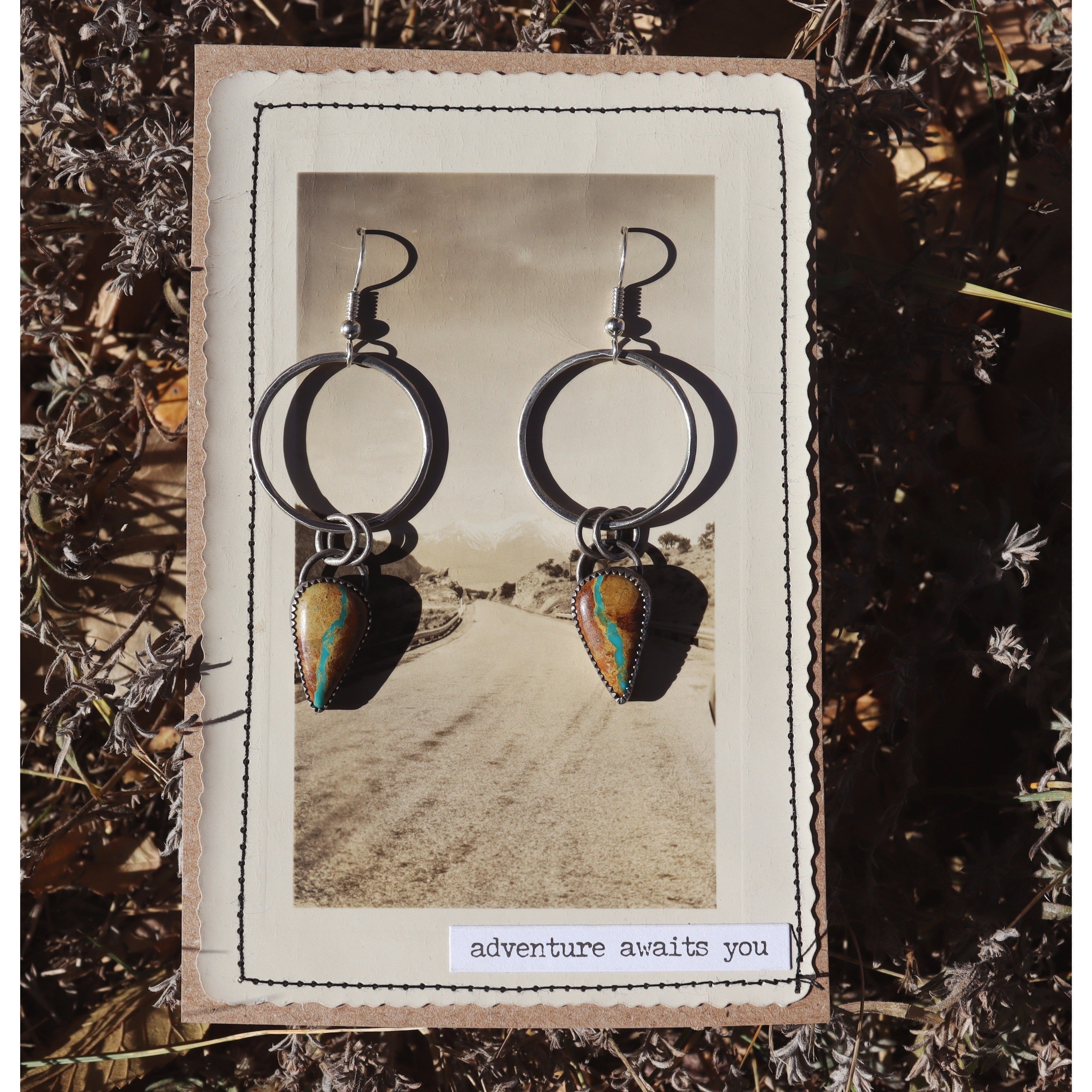 Ribbon Turquoise Drops