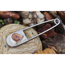 Load image into Gallery viewer, Copper on Brass Safety Pin
