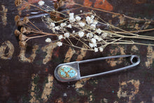 Load image into Gallery viewer, Turquoise Safety Pin