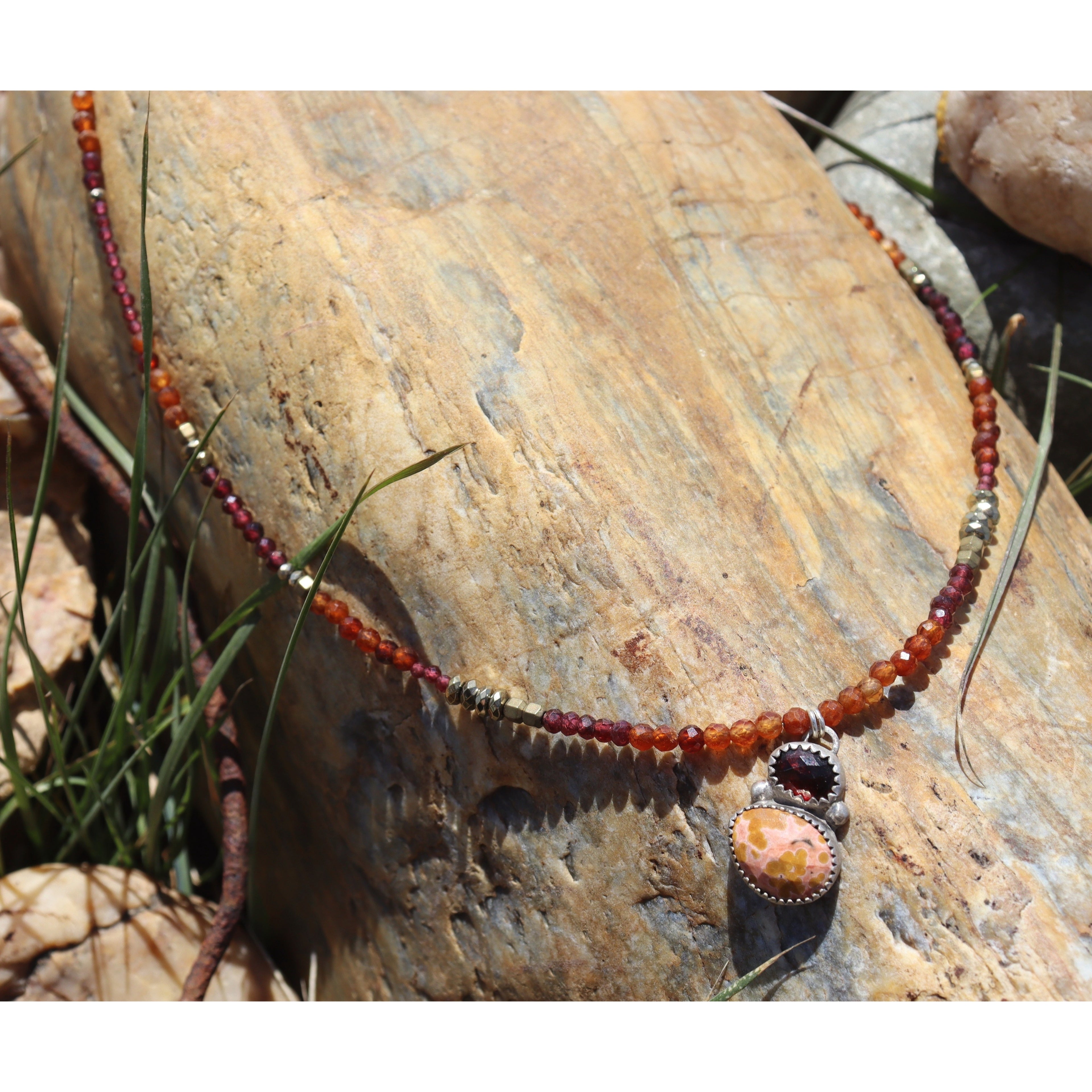 Ocean Jasper and Garnet