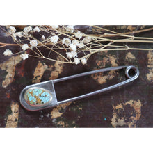 Load image into Gallery viewer, Turquoise Safety Pin