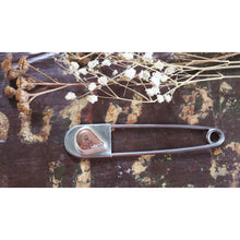Load image into Gallery viewer, Copper on Brass Safety Pin