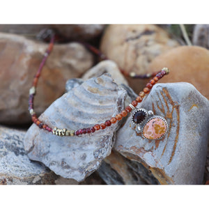 Ocean Jasper and Garnet
