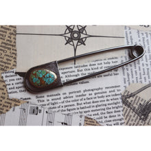 Load image into Gallery viewer, Turquoise Safety Pin