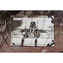 Load image into Gallery viewer, Brass Circles And Turquoise