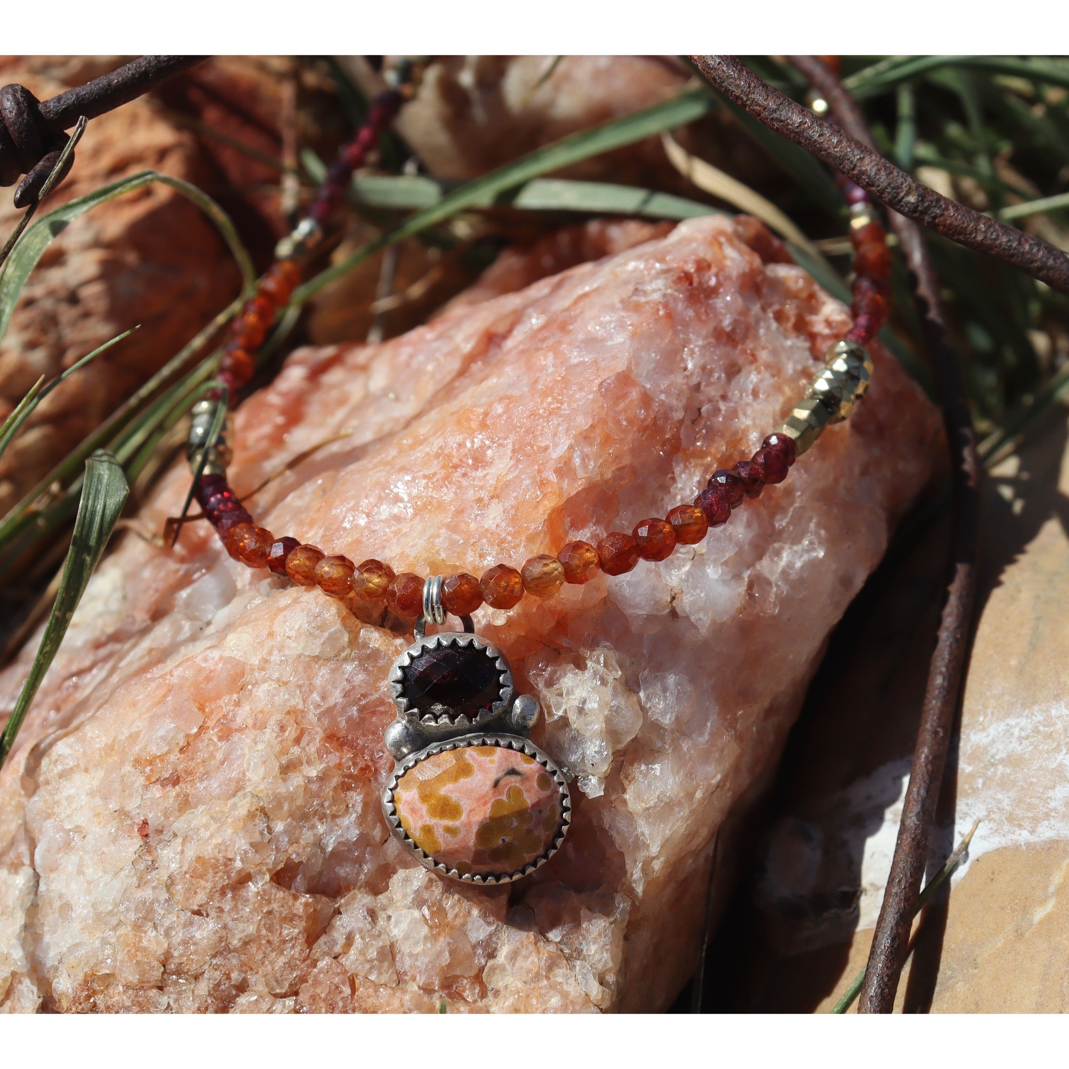 Ocean Jasper and Garnet