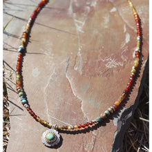 Load image into Gallery viewer, Beaded Turquoise Necklace